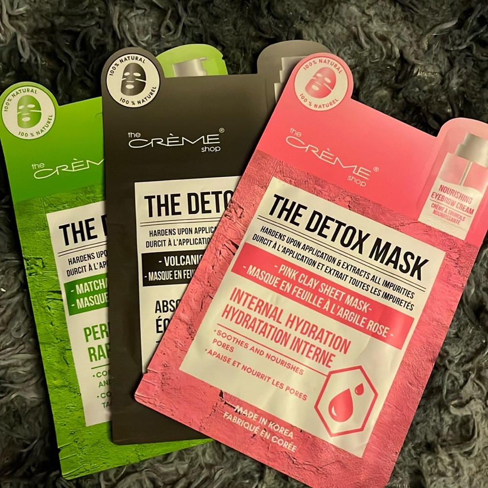 The cream shop detox mask bundle